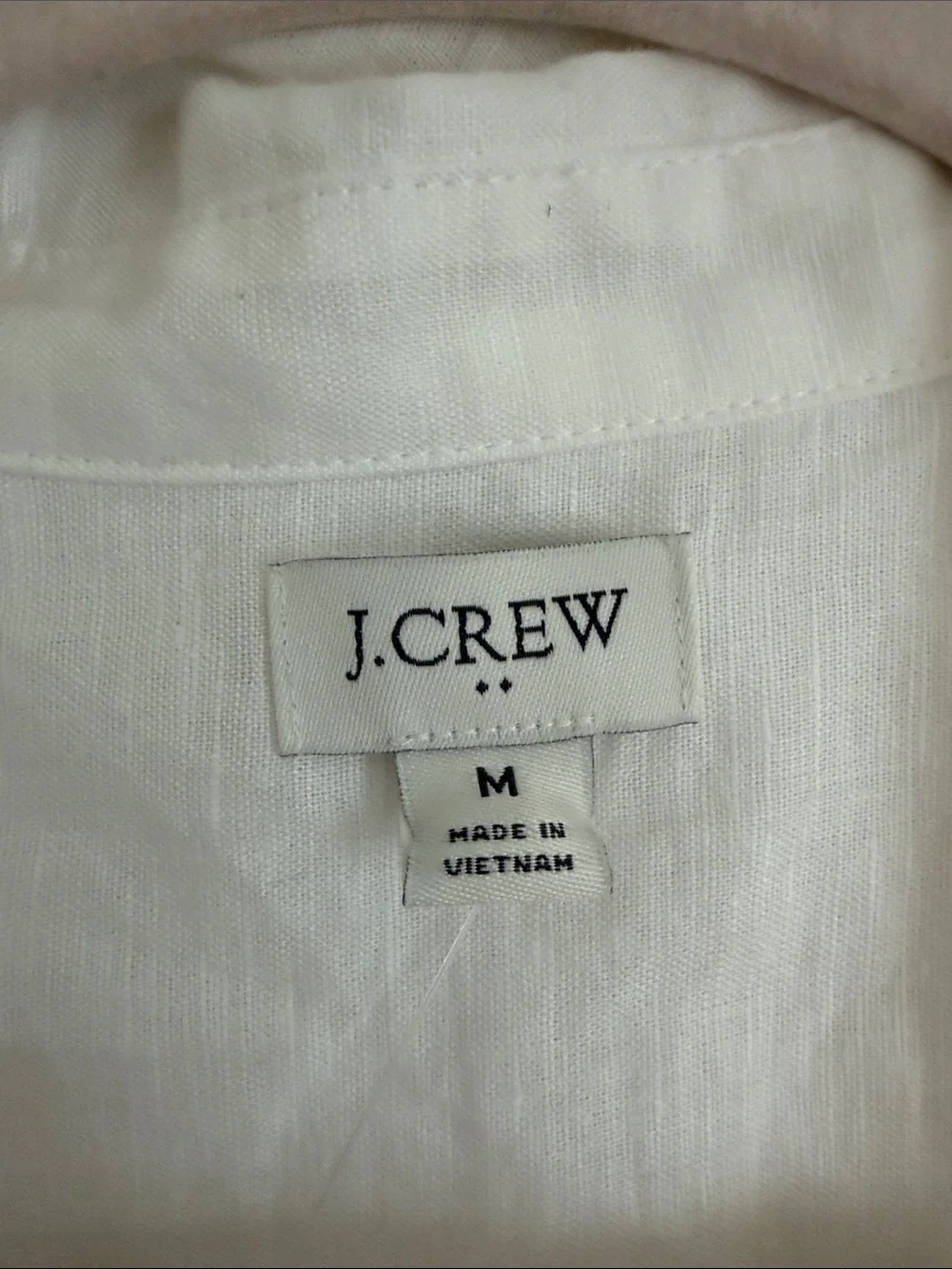 J. Crew crisp white